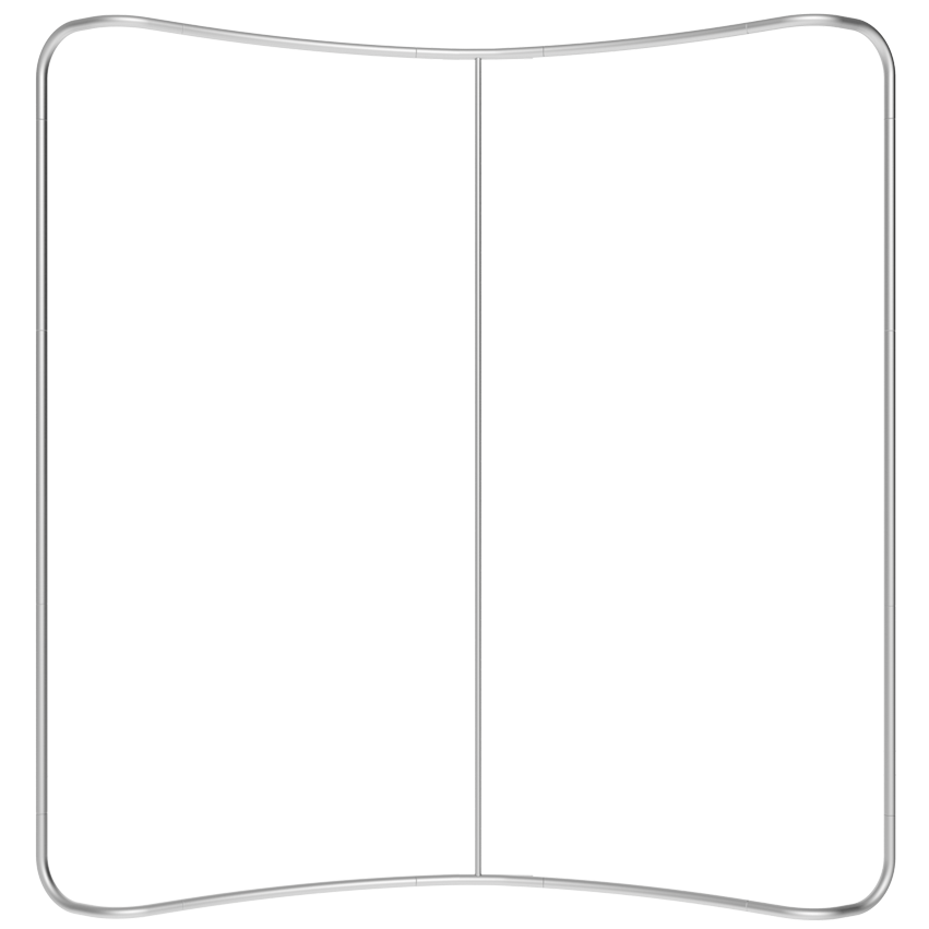 8ft Curved Tension Fabric Display