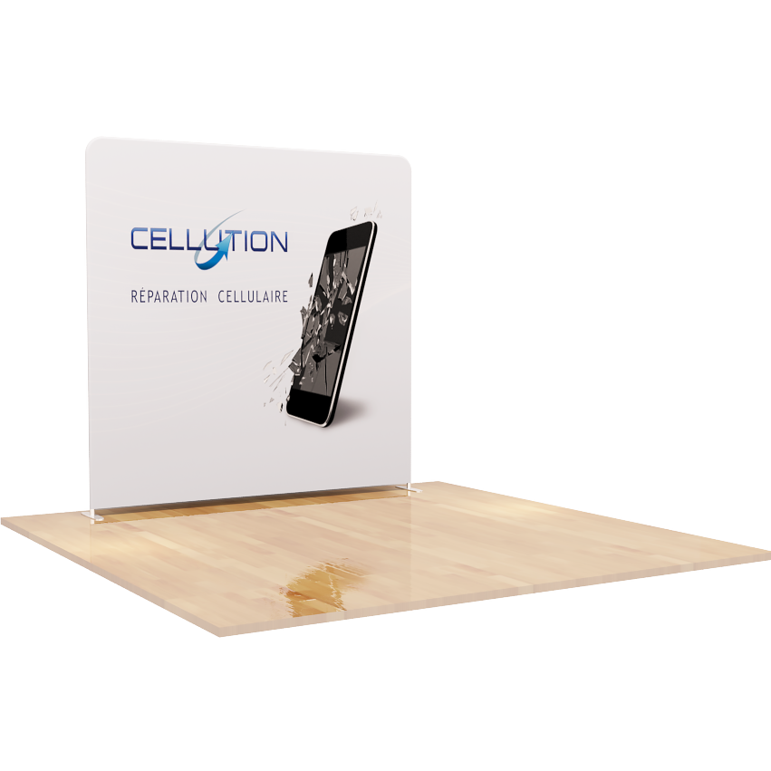 8ft Straight Tension Fabric Display