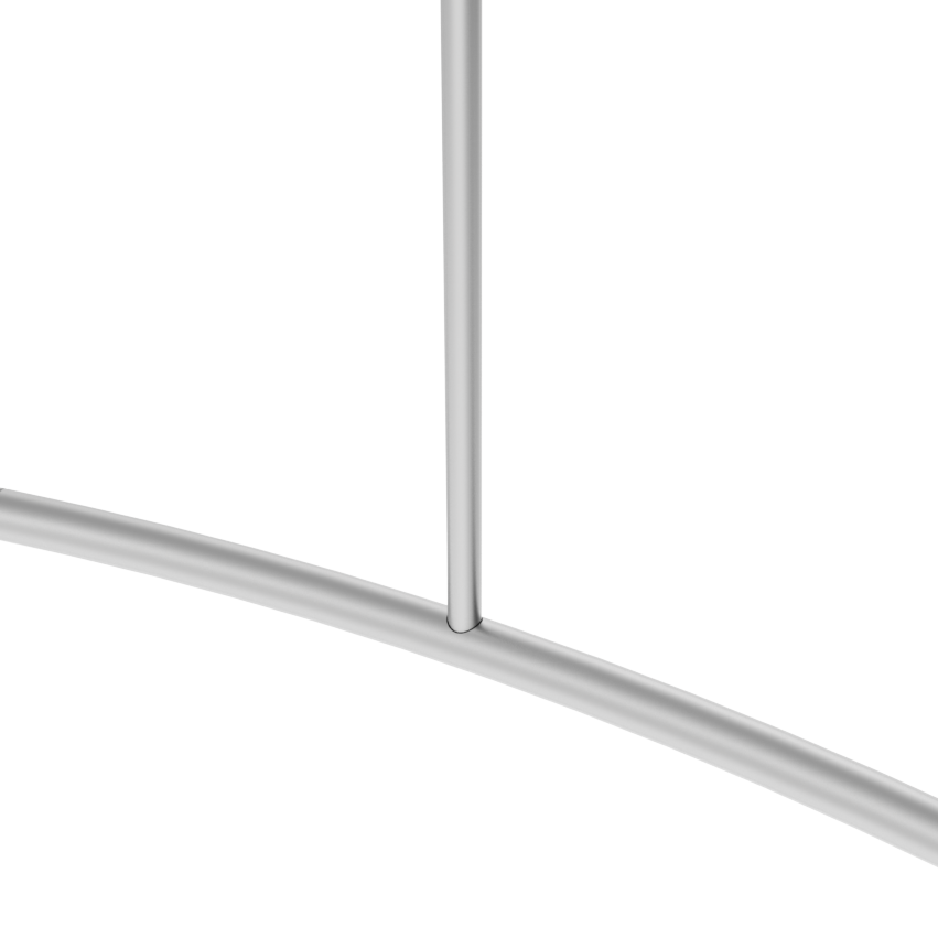 10ft Curved Tension Fabric Display with Case to Podium