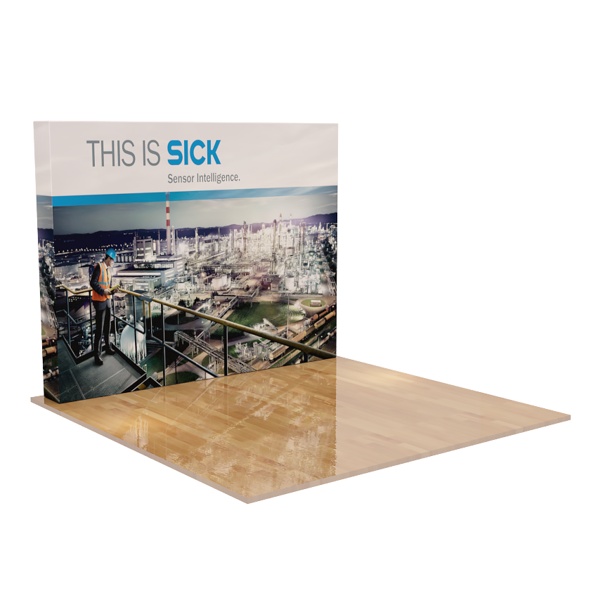 10ft Straight Pop Up Display