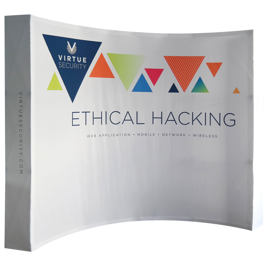 10ft Curved Pop Up Display