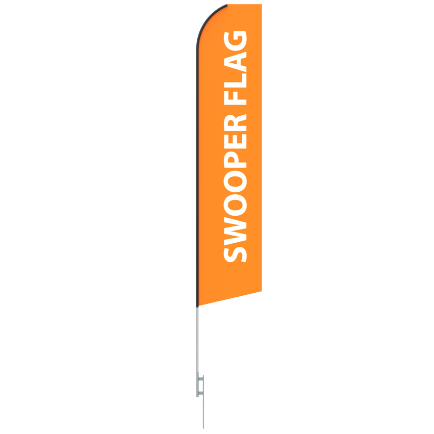 16ft Blade Flying Banner with Ground Spike - Two Sets