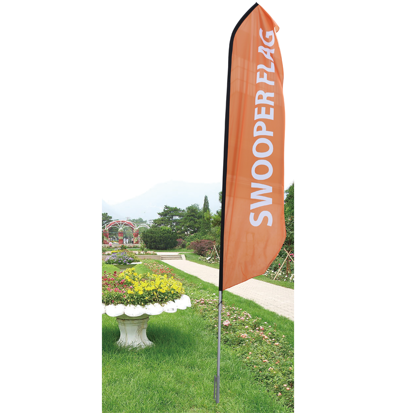 16ft Blade Flying Banner with Ground Spike - Two Sets