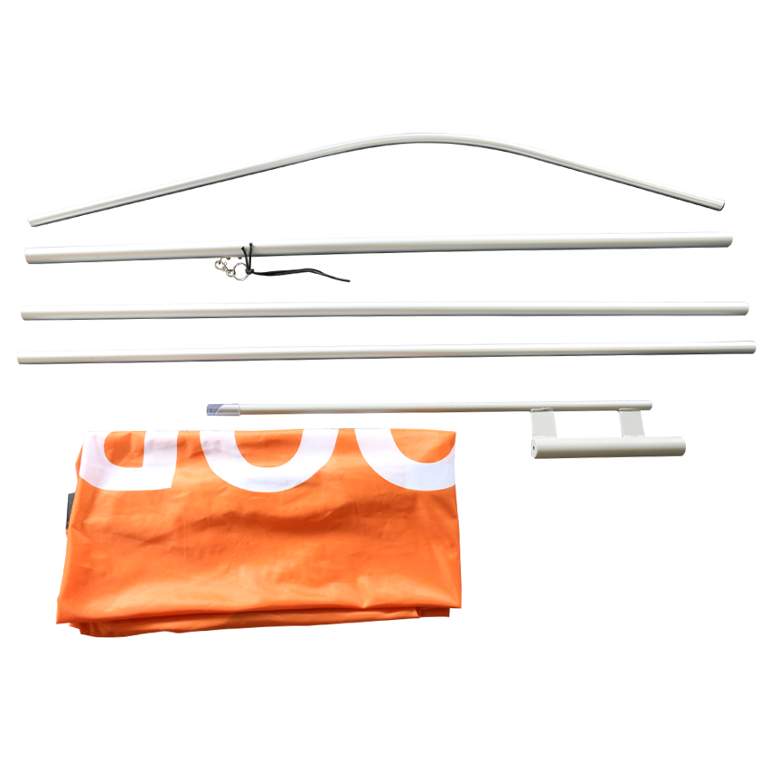 16ft Blade Flying Banner with Ground Spike - Two Sets