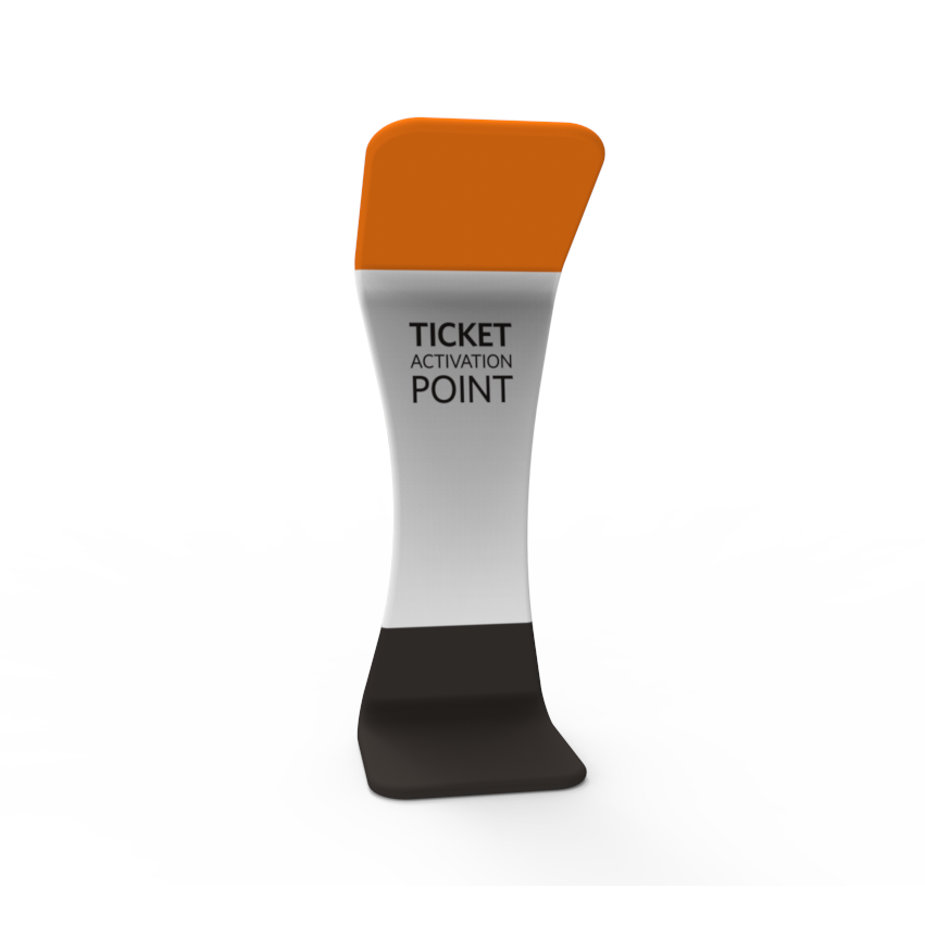 iPad Display Stand with Graphic