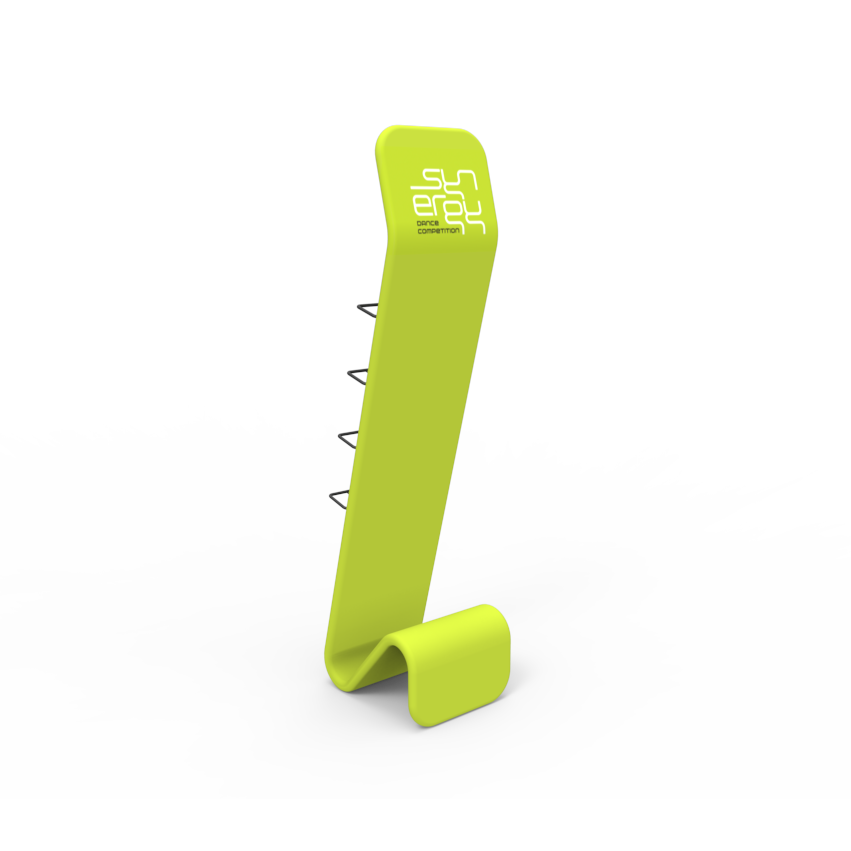 S-Shaped Literature Stand with Graphic