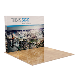 10ft Straight Pop Up Display