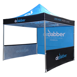 10ft Aluminum Pop Up Tent with Graphic